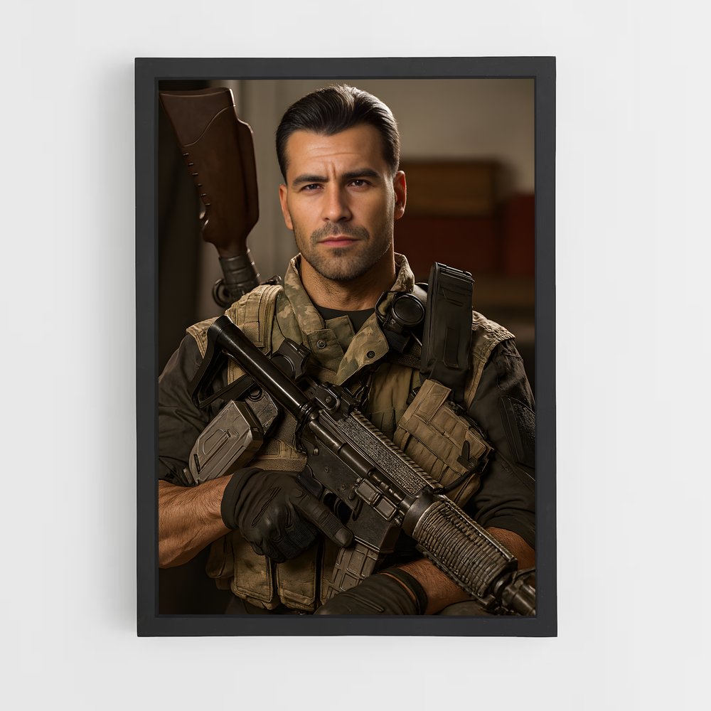 Poster Opération Alex Mason – affiche Call of Duty (vue 2)